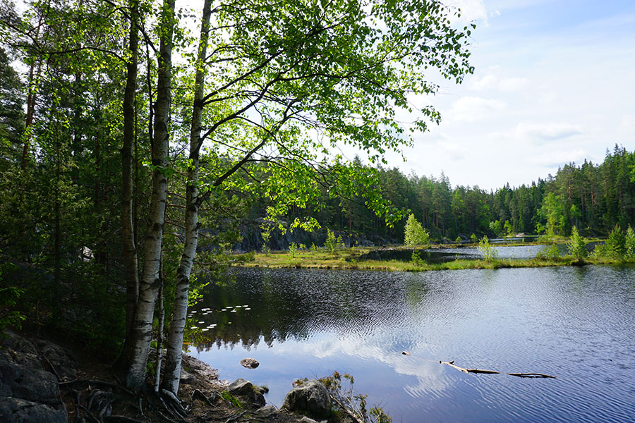「Espoo」（エスポー）にある「ヌークシオ国立公園」