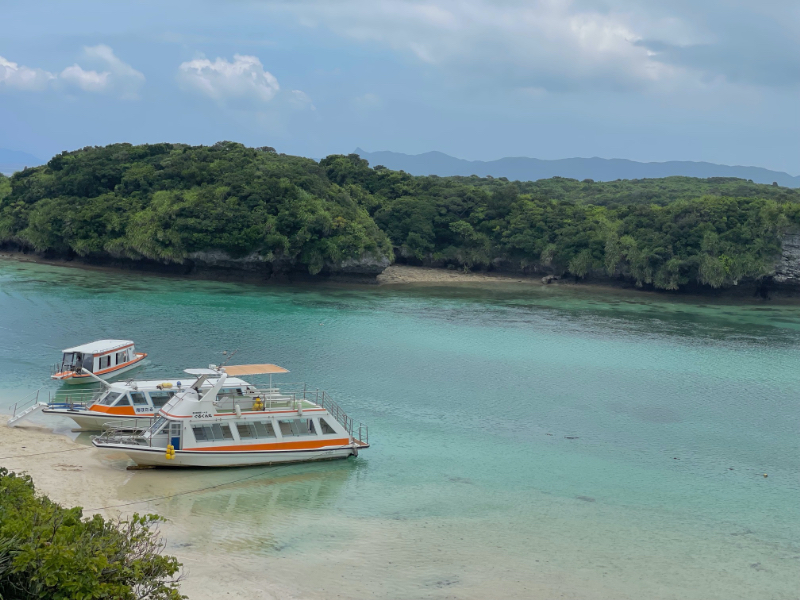 川平湾グラスボート