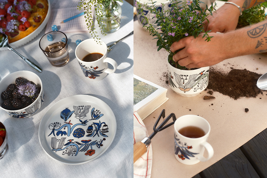 北欧食器】 アラビア150周年記念のテーブルウェア&プラントポットが