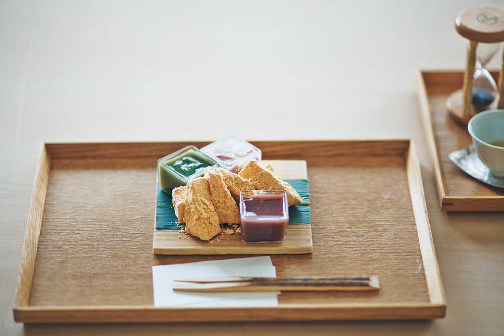 茶洒 金田中：kazumiとワヌ山の和菓子の時間