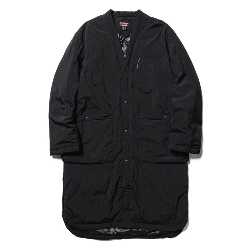 NO COLLAR SOFT DOWN COAT BLK