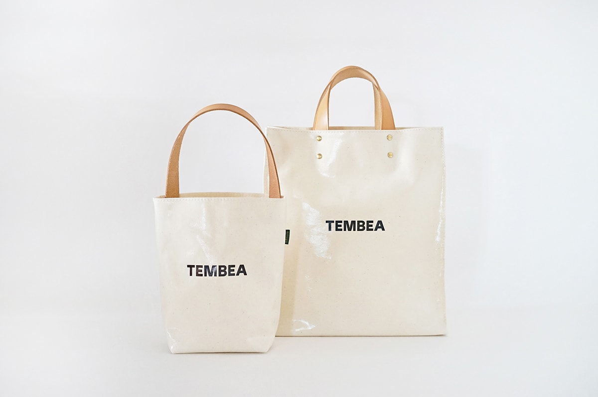 PAPER TOTE MEDIUM ＆ BAGUETTE TOTE MINI 【TEMBEA×IL BISONTE】