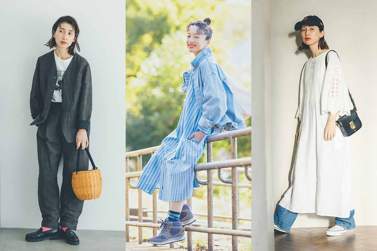 2024マメ クロゴウチブルー 2点おまとめ ジャケット・ワンピース