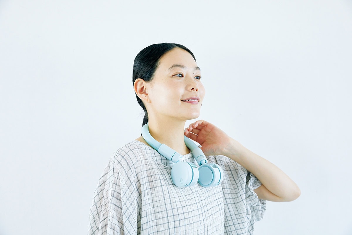 首元からしっかりクールダウンしてくれる【エレス】 アイファンクールネック