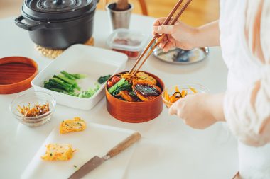 毎日のお弁当作りもここで