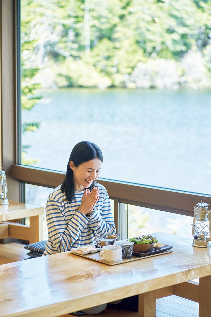 【LUNCH】 白駒荘で絶景を眺めながらランチ