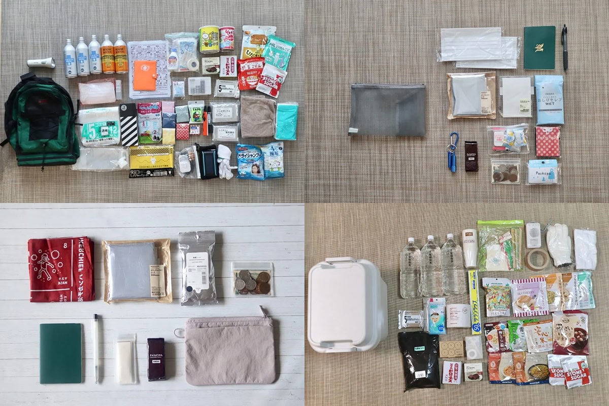 防災リュック・ポーチの中身リスト】震災経験者・防災士が備える3つの