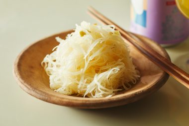 長谷川あかりさんレシピ：じゃがいもの柚子胡椒ナムル