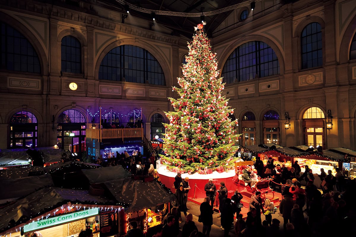 クリスマスマーケット in チューリヒ スイス 4選】 眺めるだけで