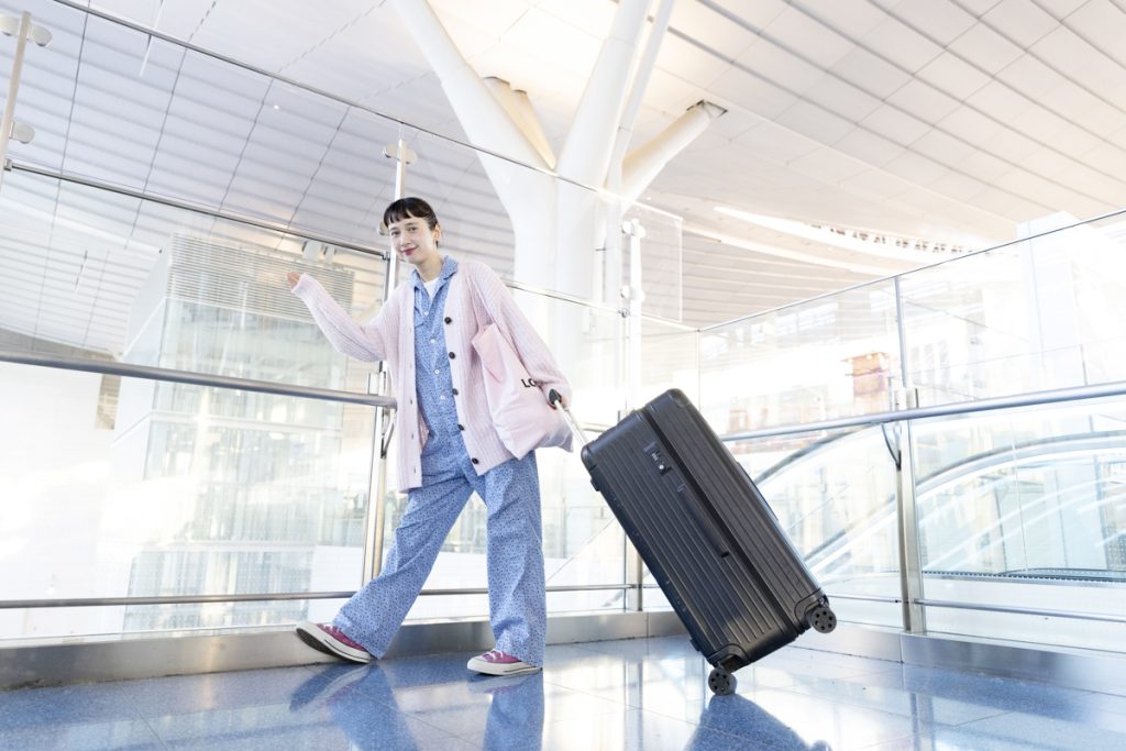 リンネル韓国連載　kazumiさんが大韓航空でソウルへ