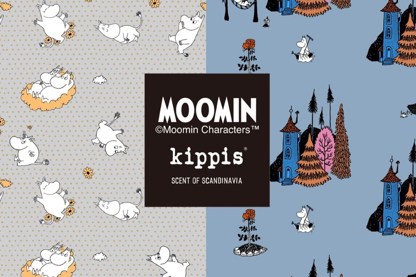 ムーミン×kippis】 北欧テキスタイルがかわいい！ バッグ、ポーチ