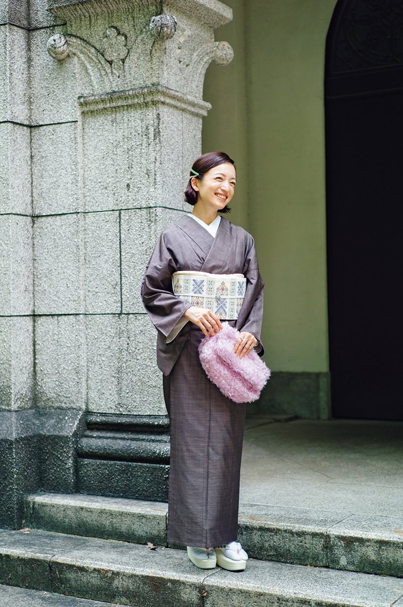 最近着物を着るようになった高山都さん