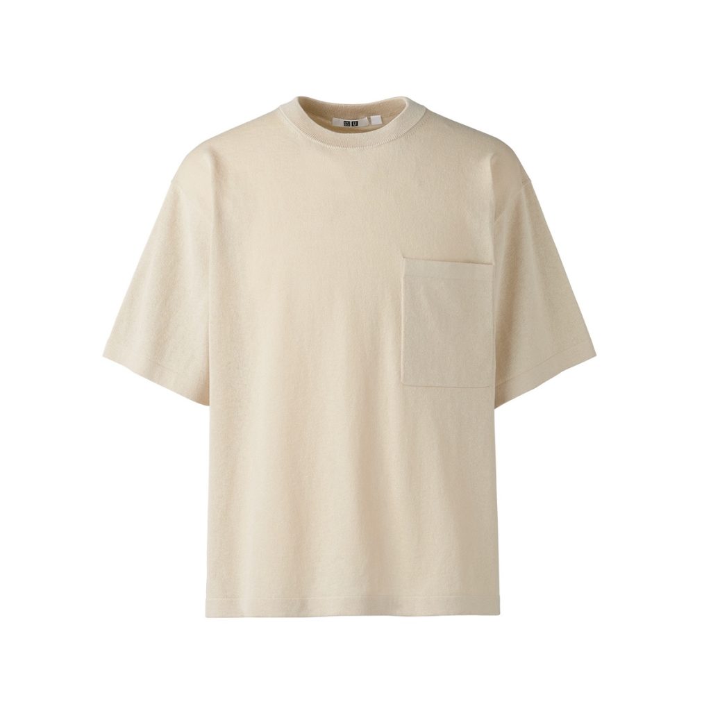 クルーネックセーター半袖￥3,990