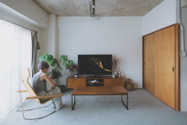限られた収納を見せる、見せないのメリハリで解決