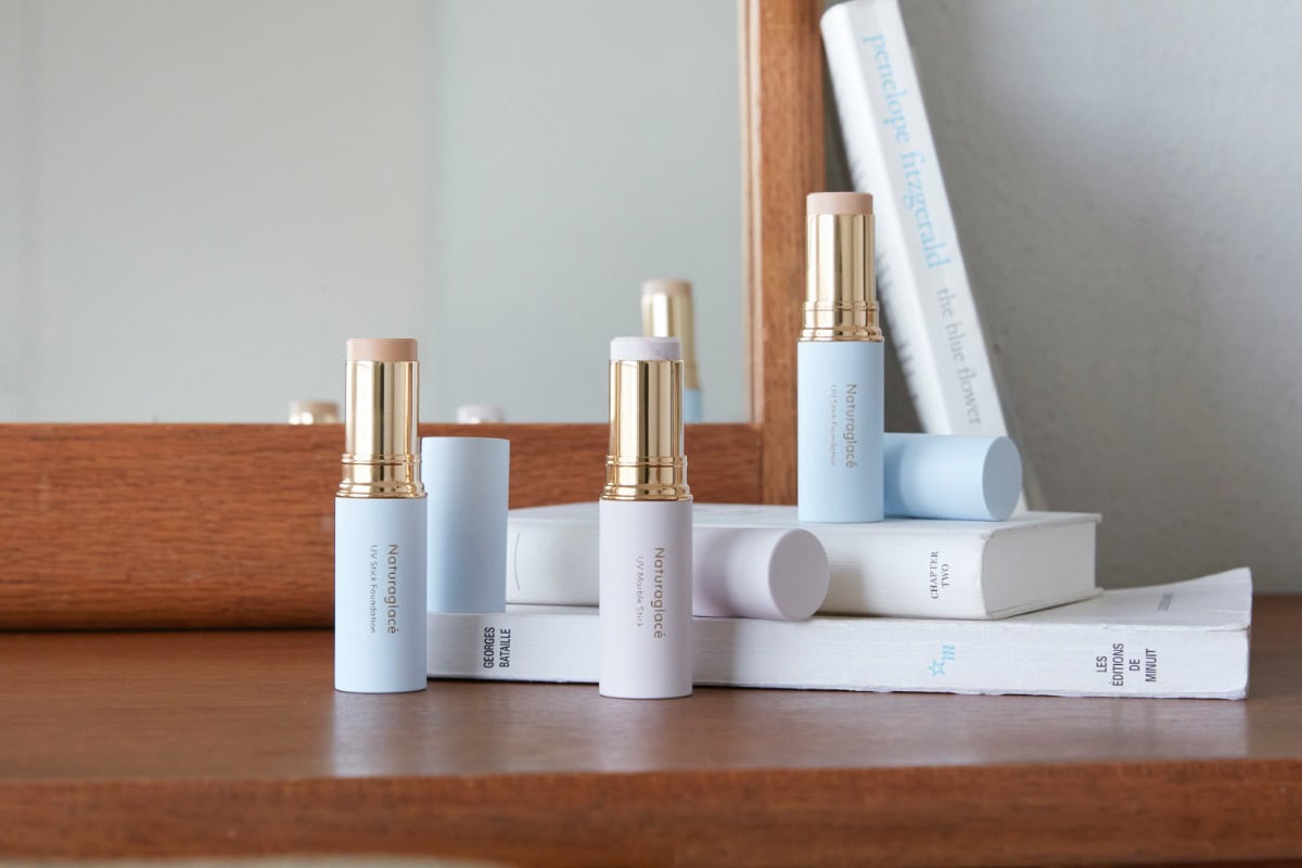 Naturaglacé［ナチュラグラッセ］ ＵＶ スティック ファンデーション、ＵＶ マーブルスティック