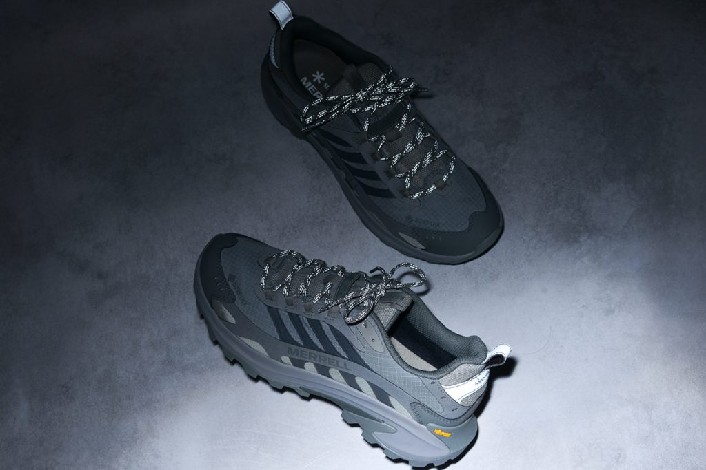 Snow Peak × MERRELL MOAB SPEED 2 GORE-TEX SP 24.5 ASH GREY