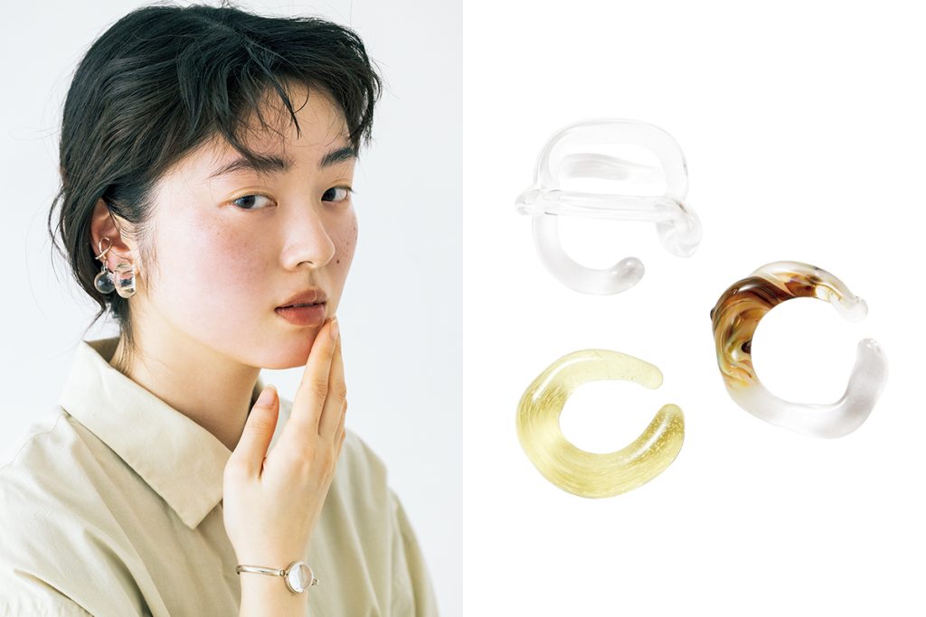 【スタイリストが選ぶ！ 本当に使える小物ブランド】 #03 LAN：顔まわりが明るくなる、大人に似合うガラスのアクセサリー