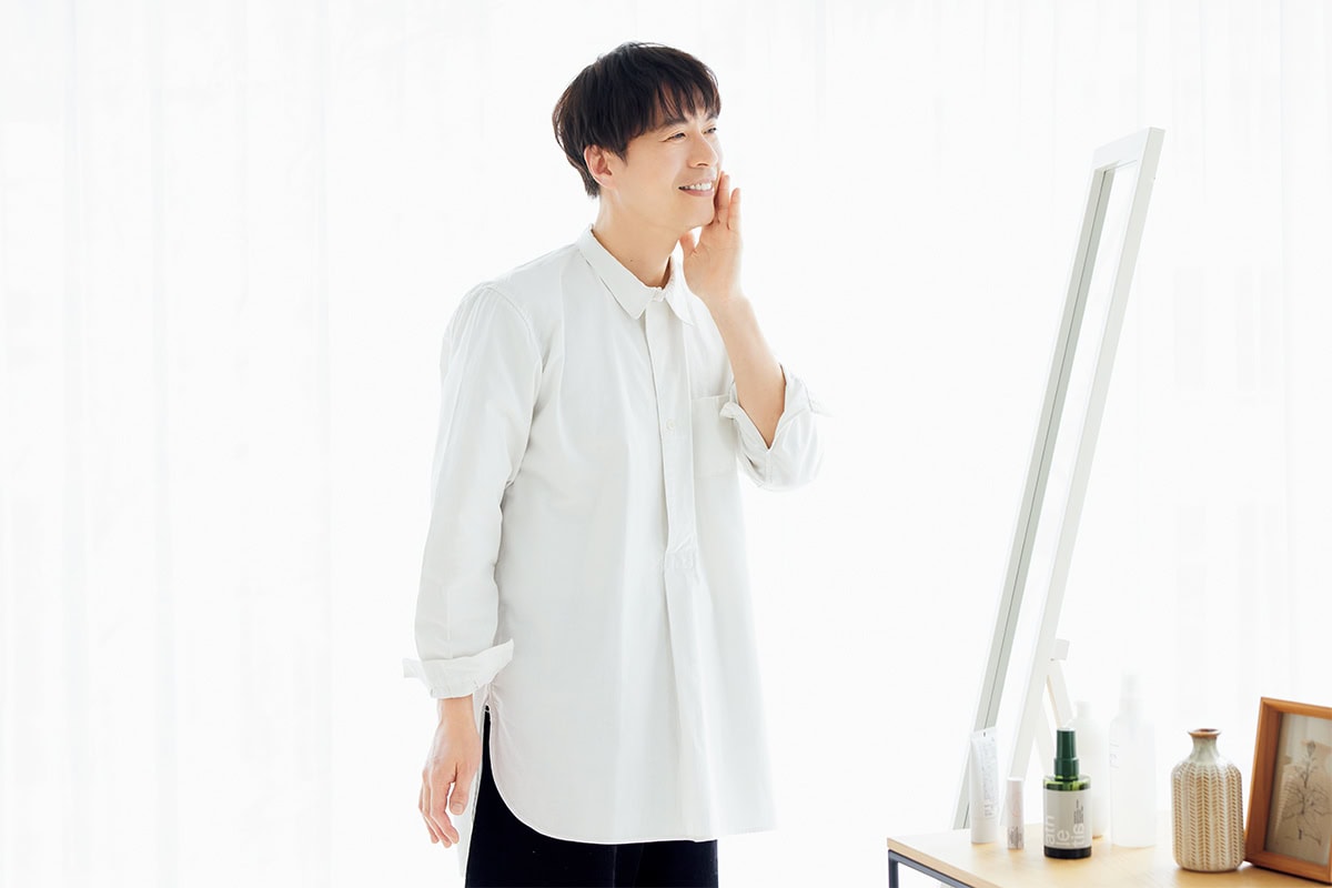 料理家・コウケンテツさんも男性のキレイを目指してメンズビューティーに挑戦！