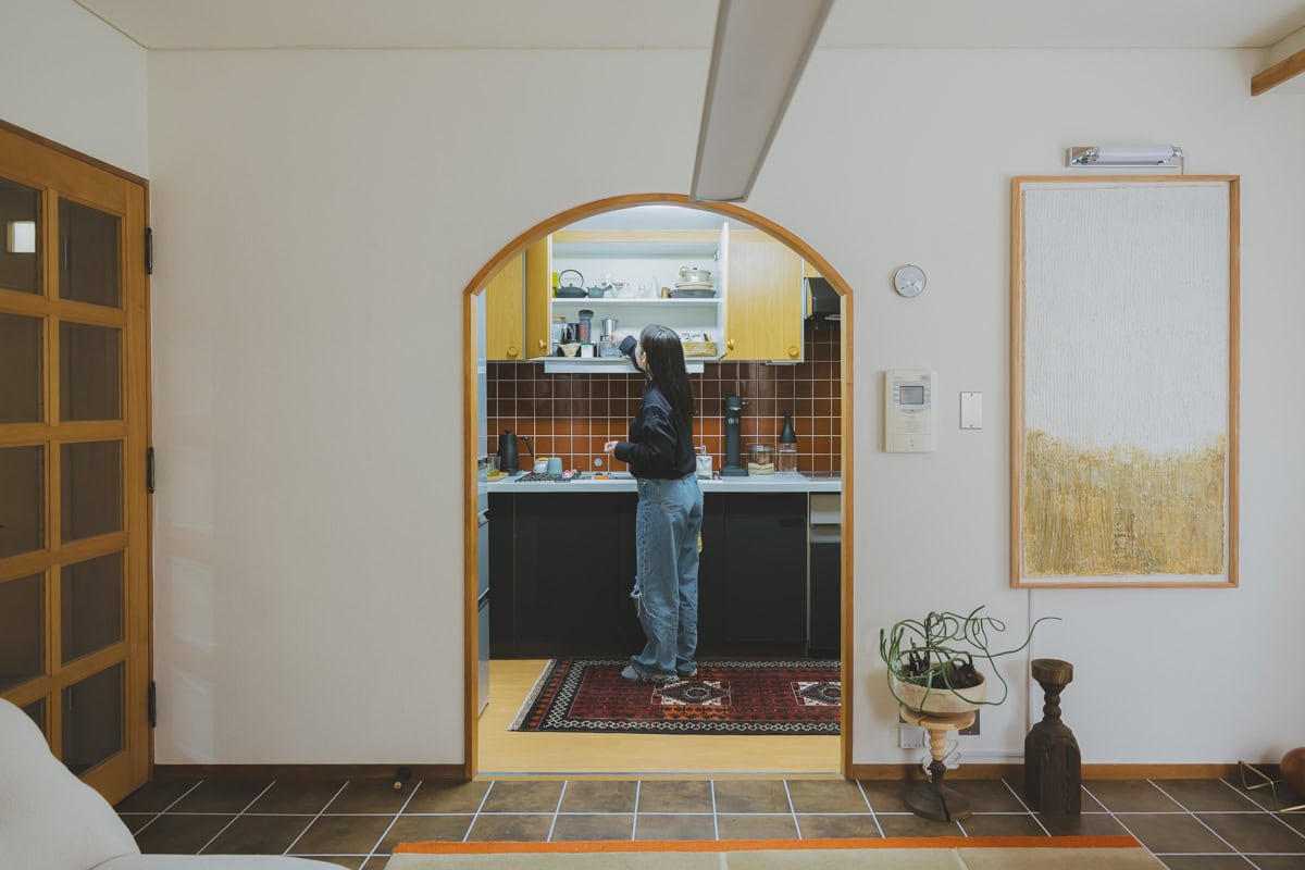 2LDK 63㎡ 都内ヴィンテージマンションに3人暮らし。趣あるインテリア