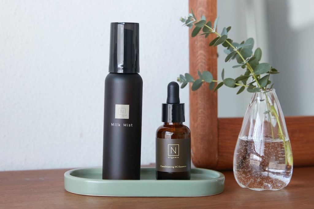 N organic［エヌオーガニック］ N organic Vie　モイスト ミルクミスト、N organic Basic　コンディショニング VCエッセンス