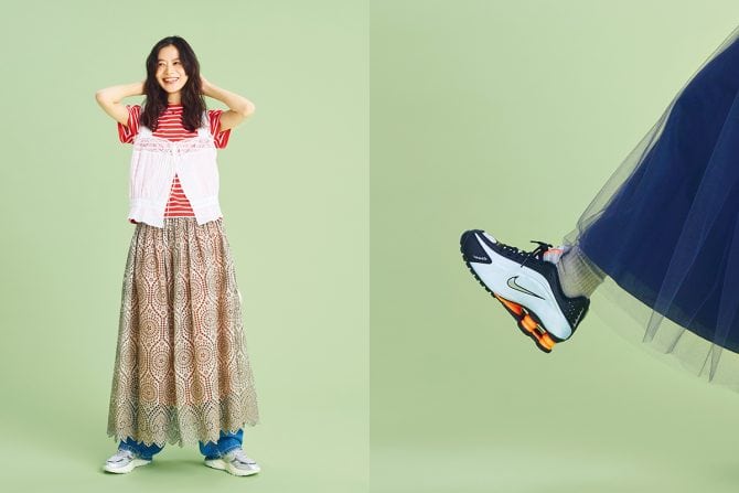 大人女子のスニーカーコーデ トレンドボトムで旬の足もとバランスを作る