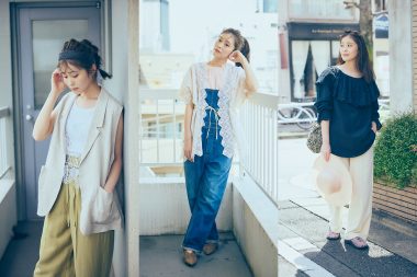 YouTuber・モデルのゆべしさんが着る初夏に映えるレース