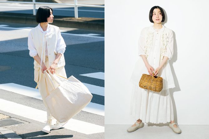 春夏に着たいオールホワイト4スタイル