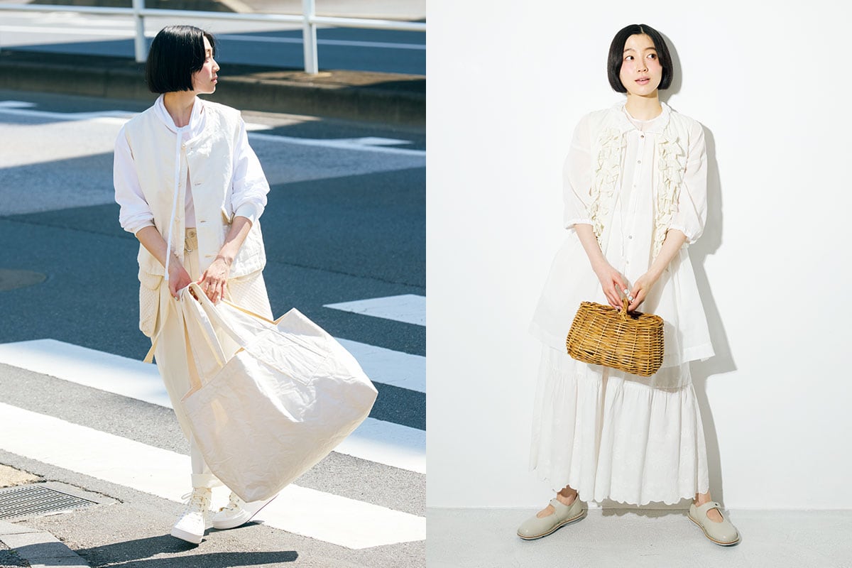 春夏に着たい！ オールホワイトコーデ4スタイル】ワークスタイル