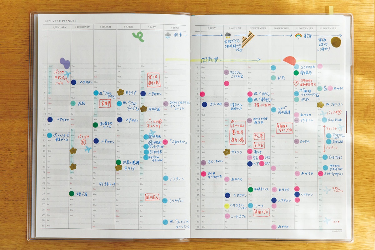 【エッセイイスト柳沢小実さん】年間スケジュールを立てて一年の予定を俯瞰！