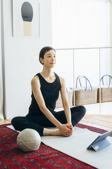 ストレッチやウォーキングなど、七合食中は運動をするのが日課という香菜子さん。