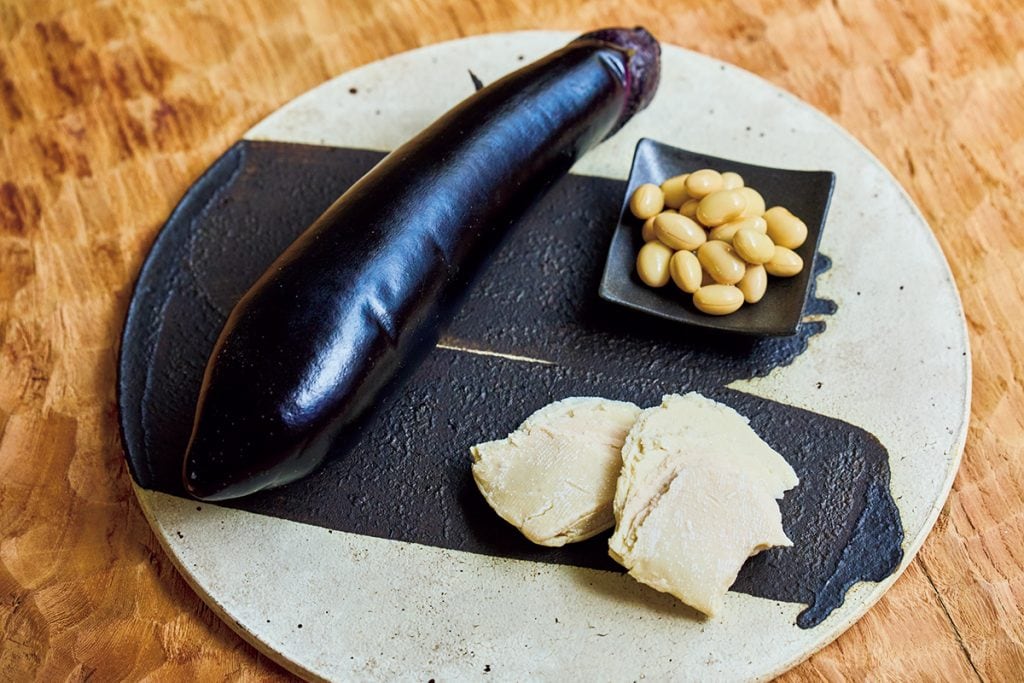 【大豆と酒粕のグリーンカレー】発酵食品の酒粕や食物繊維が豊富な茄子で、腸を整えて！