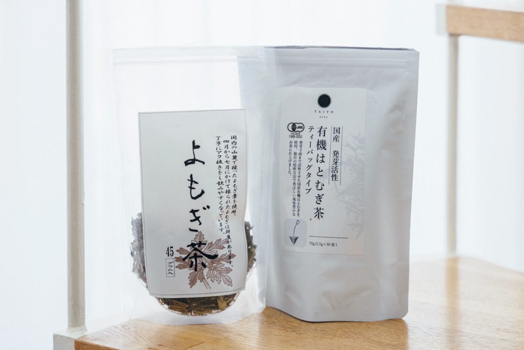 【モデル・香菜子さん】七号食のときに飲むお茶は、よもぎ茶やはとむぎ茶など国産のものをチョイス！