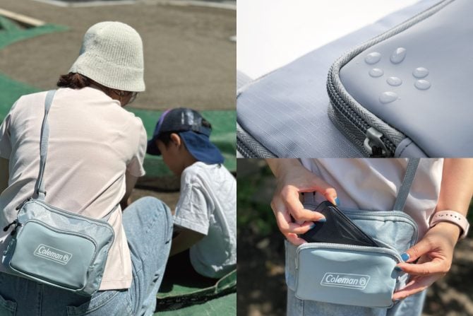 smart7月号付録のColeman2層式ショルダーバッグ