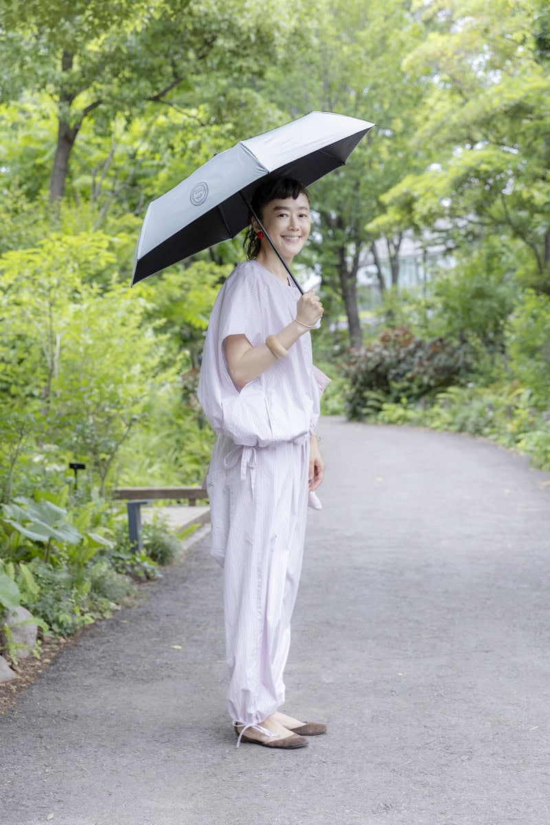 【リンネル8月号増刊付録】滝口和代さんの雨の日コーデ