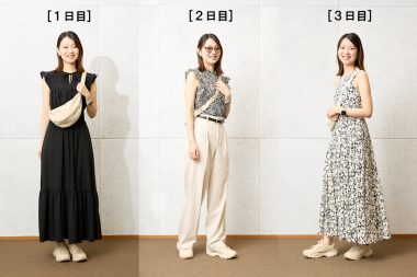 【韓国旅行2泊3日 夏コーデ】ワンピースや、ブラウスなど軽やかでコンパクトなアイテムをチョイスして