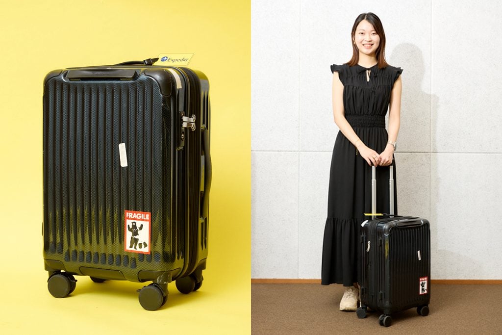 拡張機能が付いたスーツケースが、海外旅行に大活躍！
