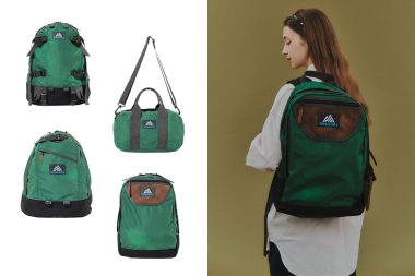 グレゴリー×ビームス ボーイのヴィンテージコレクションのバッグ。2025年はモスグリーンのリュックがかわいい！