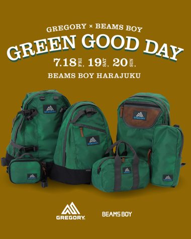 東京・原宿でイベント「GREGORY GREEN GOOD DAY」を開催！