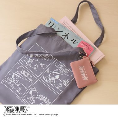 「スヌーピー×コールマン」 両A面トートバッグはA4サイズの書類がすっきり収納できる！