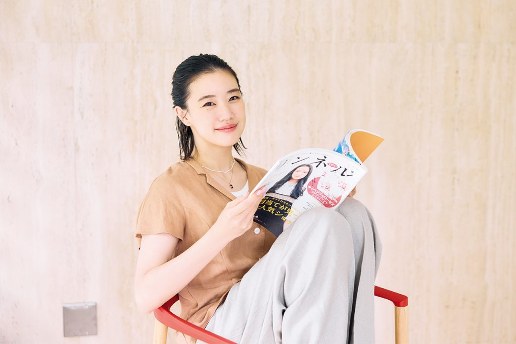 「リンネル15周年が感慨深い」と話す蒼井優さん