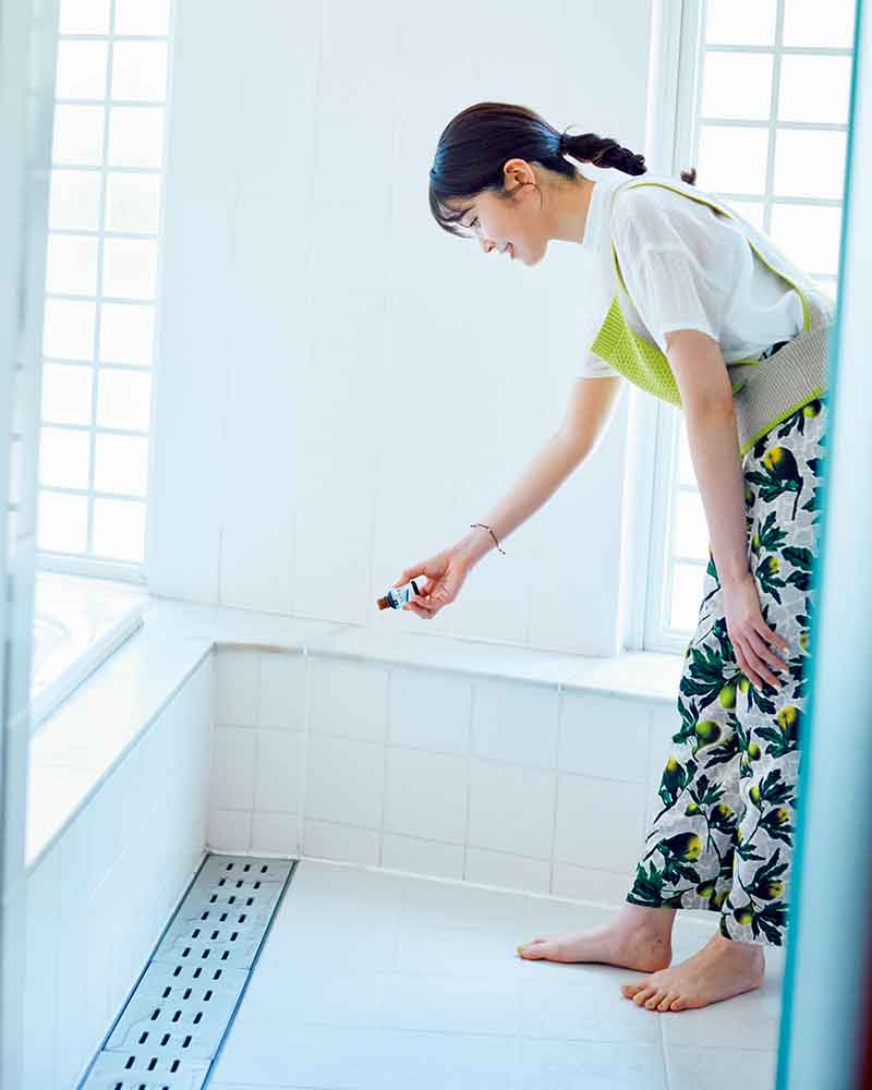 ハッカ油の使い方②バスルームを爽やかな香りに