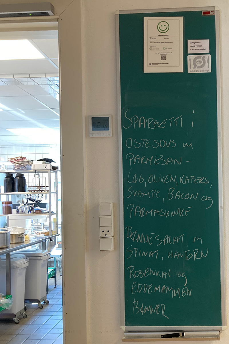 大人のデンマーク留学フォルケホイスコーレ食事内容
