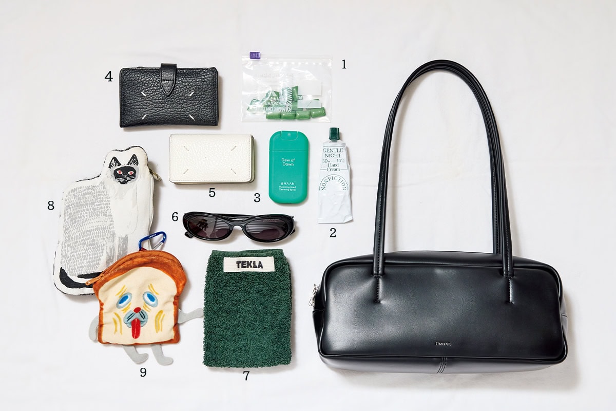 Zoff PR 福原恵子さん愛用のスタンドオイルのバッグは、小さく見えて大容量!【リンネル9月号】