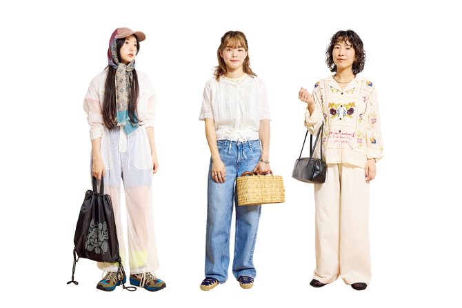 【レースやシアーの着こなし方】今季らしい「透け感アイテム」を使ったスナップ7選をご紹介します！