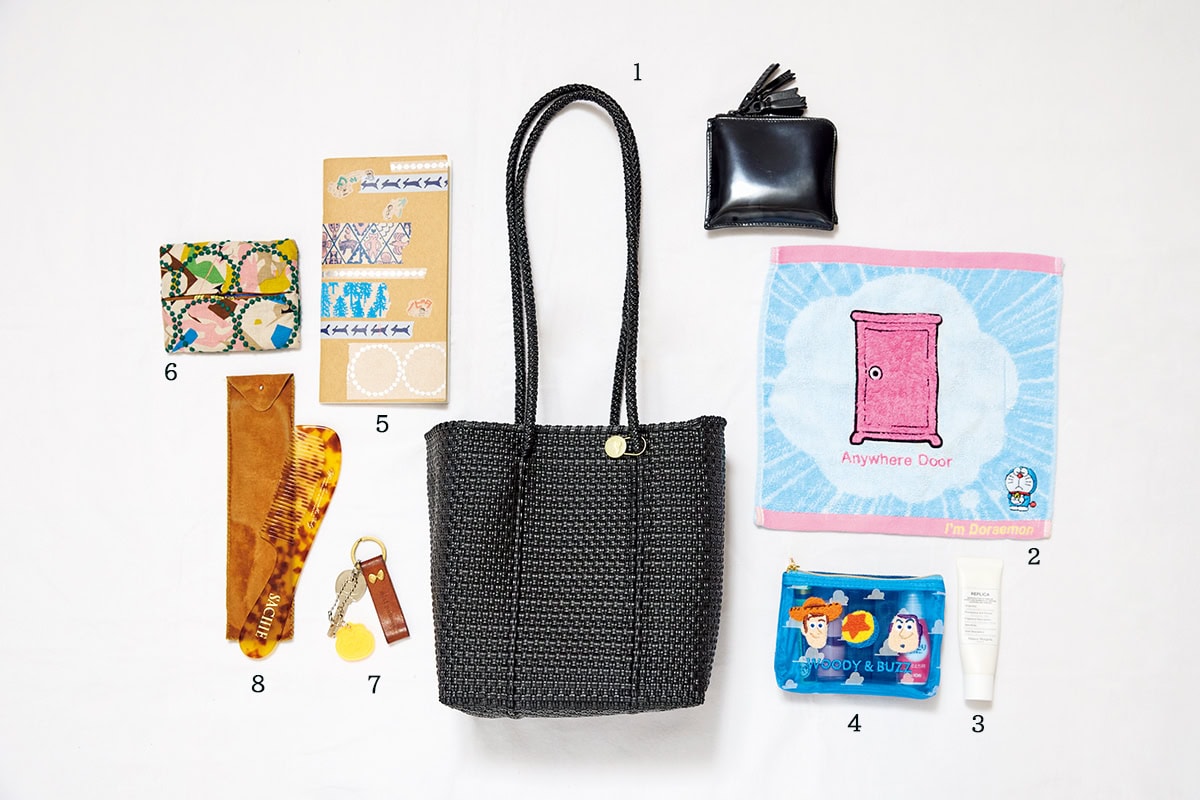 モデル・ショップスタッフ/保谷幸栄さんは、収納力と実用性抜群なレトラのバッグを愛用中！【リンネル9月号】