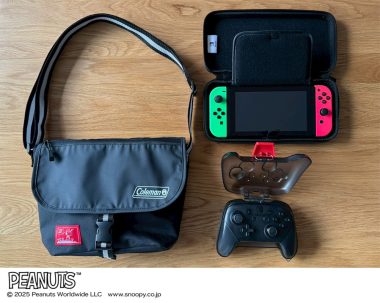 Switchは、ケースに入れたまま収納が可能！こちらもさらにコントローラーなど必要なアイテムをいれて