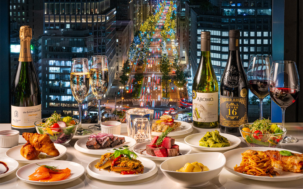 【カンデオホテルズ 大阪ザ・タワー】「THE C’s SKY DINING」ランチビュッフェ券（プレミアムドリンクフリーフロー付き）