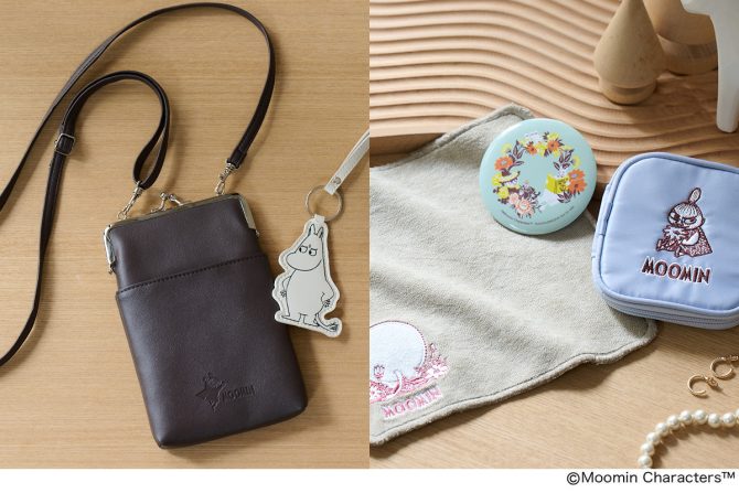 【雑誌リンネル付録】ムーミンのがま口スマホショルダー＆バッグチャーム、豪華おでかけ3点セットがかわいい！（10/20発売リンネル2025年12月号・12月号増刊）
