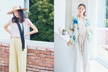 【屋外の暑さと冷房の冷えをおしゃれでどうする？】ノースリーブ×シャツコーデをご紹介します【リンネル10月号】