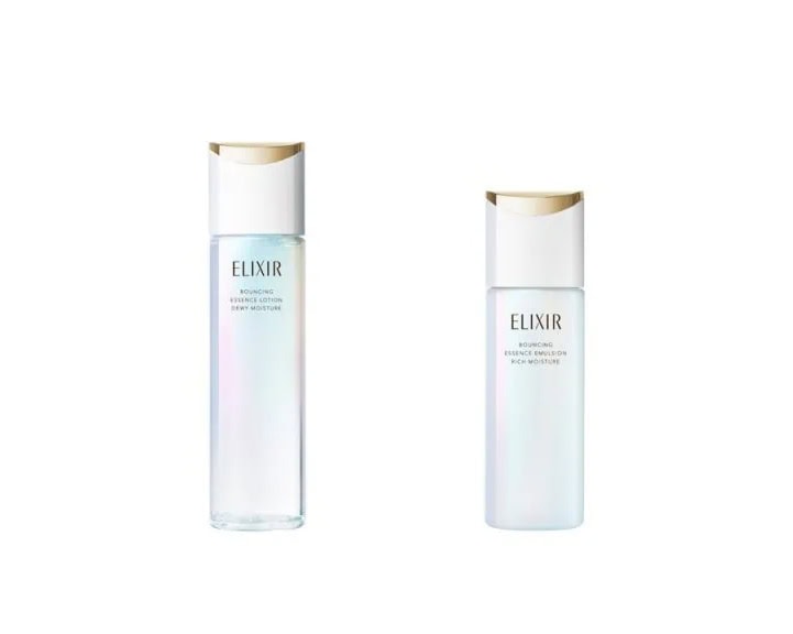 （左から）エリクシール リフトモイストローション しっとりタイプ ba［医薬部外品］170ｍL￥3,410、エリクシール リフトモイスト エマルジョン しっとりタイプ ba［医薬部外品］130ｍL￥3,960／ともにエリクシール